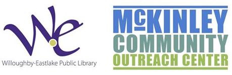 Logos of Willoughby-Eastlake Library & the McKinley Community Center