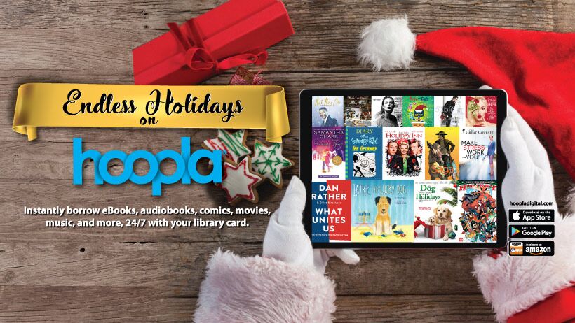 Holiday music on Hoopla