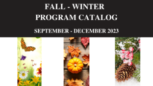 Cover of Willoughby-Eastlake Public Library's 2023 Fall - Winter Program Catalog