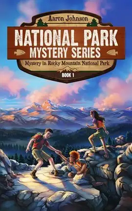 Book cover for National Park Mystery Series by Aaron Johnson