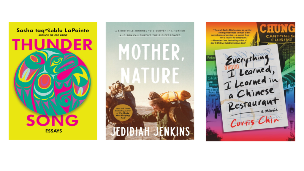 Collage of book covers for books related to Pride Month