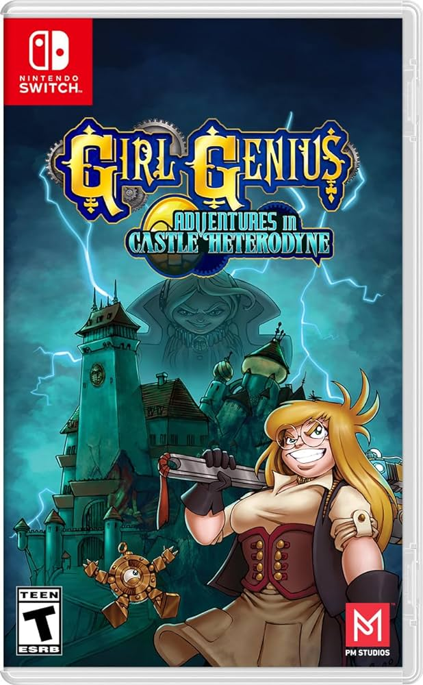 Cover of Girl Genius: Adventures in Castle Heterodyne game for Nintendo Switch