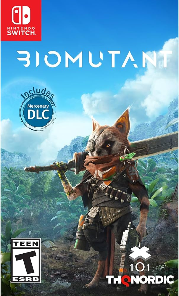 cover of Biomutant video game for Nintendo Switch