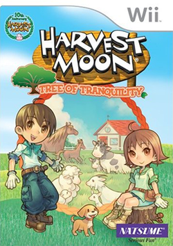 Cover of Harvest Moon: Tree of Tranquility game for Nintendo Wii.