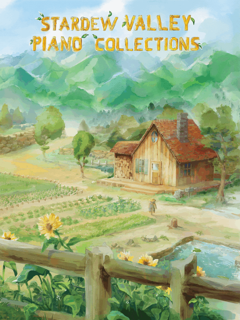 Cover of Stardew Valley Piano Collections book.